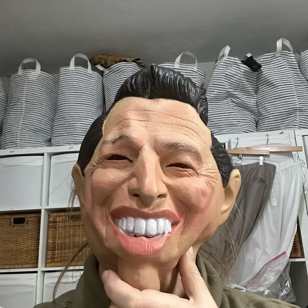 Vintage Al Gore Face Mask Dress Up Halloween Costume Cosplay Cesar 2001